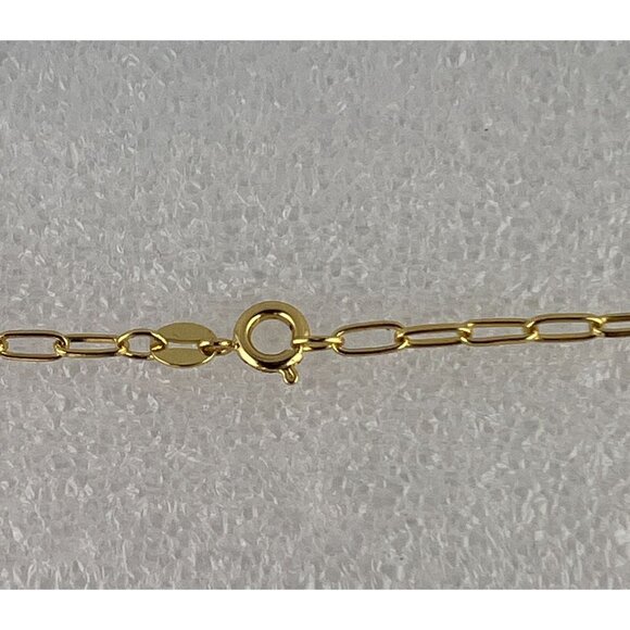 Authentic Dior Reworked Necklace CD Zipper Pendant Gold Plated Chain - Picture 4 of 4